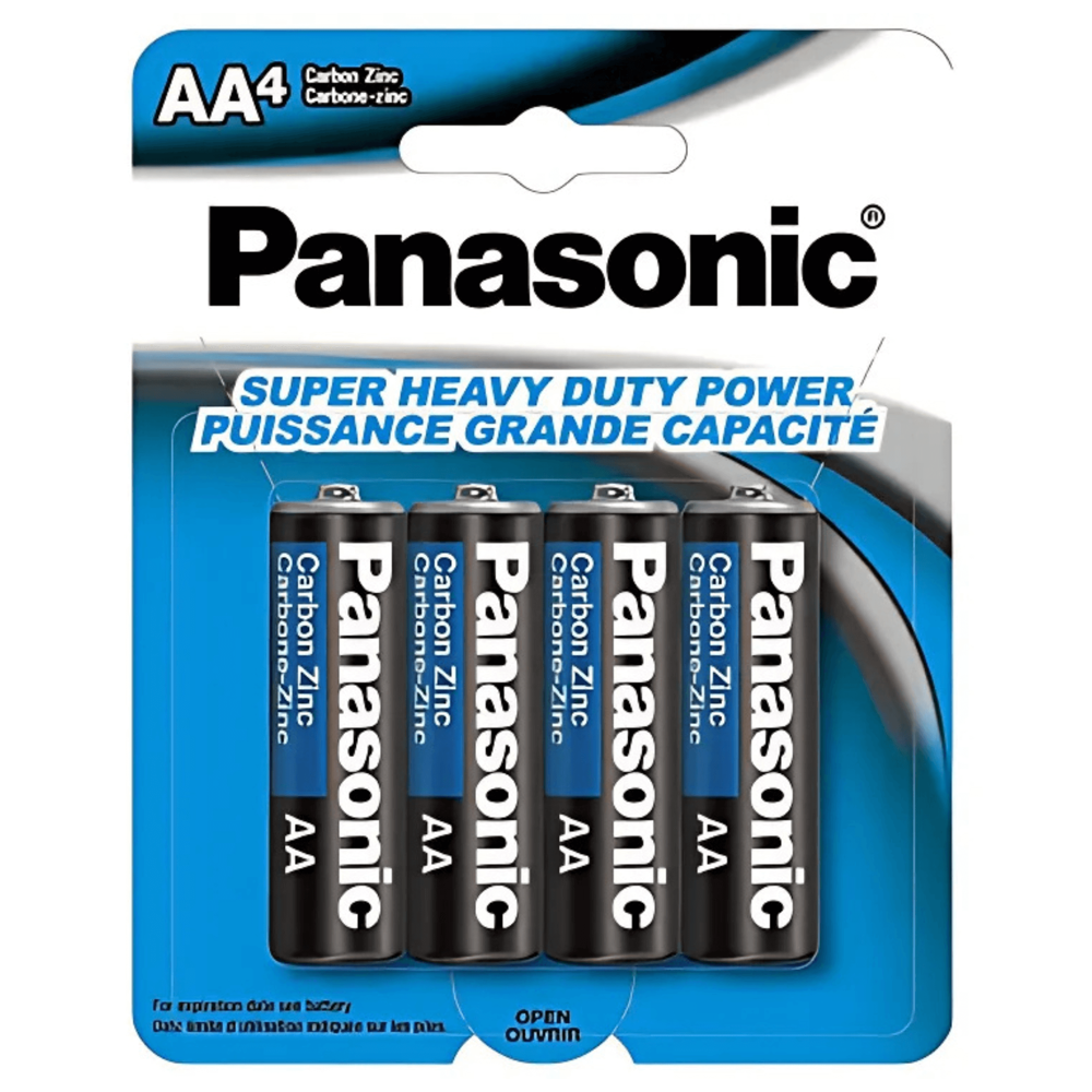 BAT-09: PANASONIC BATTERIES AA4 / PILES PANASONIC AA4