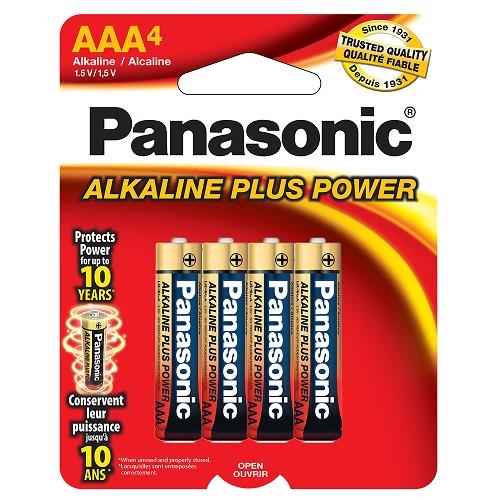 BAT-11: PANASONIC BATTERIES AAA4 /PILES PANASONIC AAA4