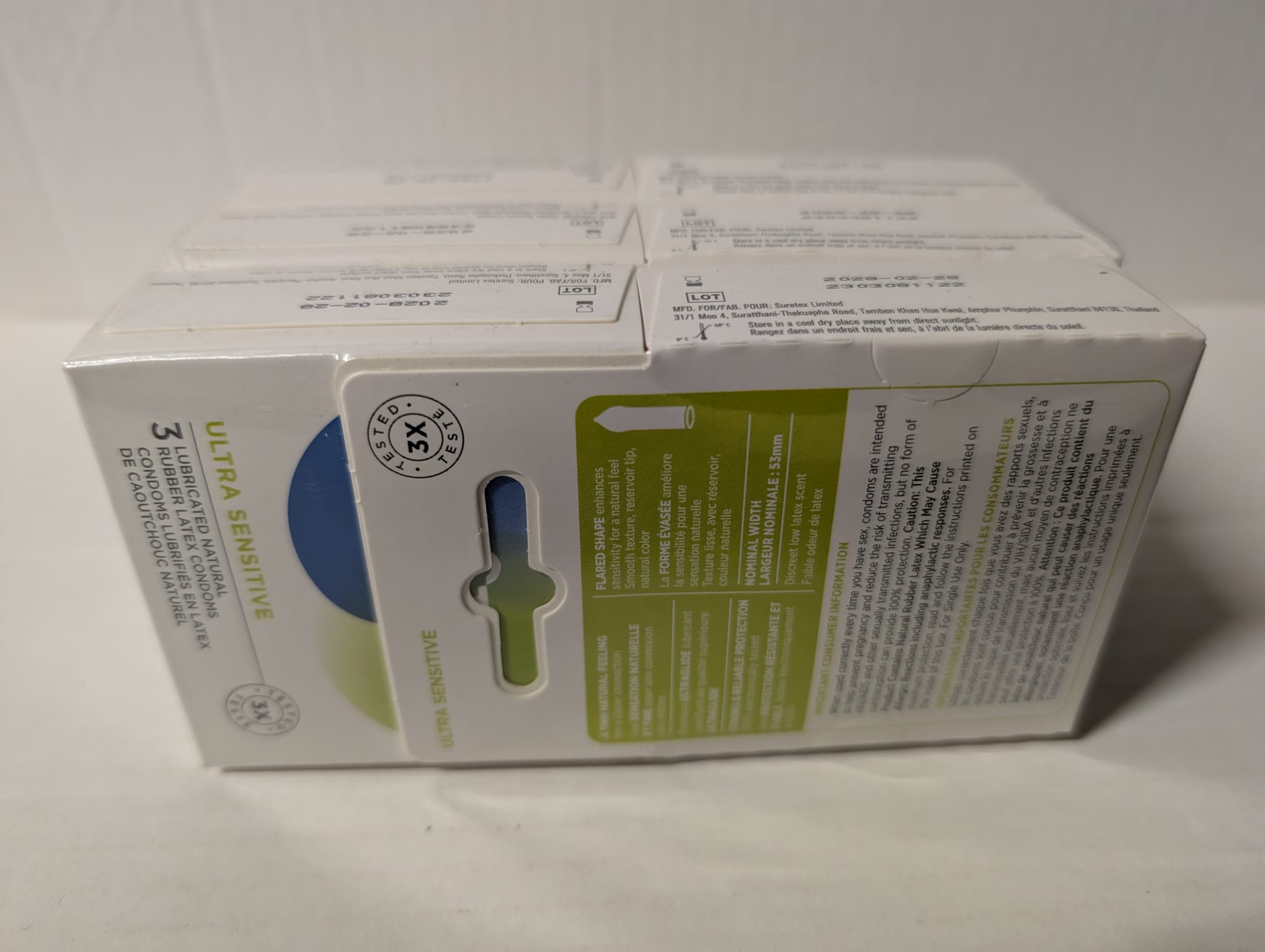 PHA-09: CONDOM LIFE STYLE ULTRA SENS / PRÉSERVATIF LIFESTYLE (1X3) 6/CS