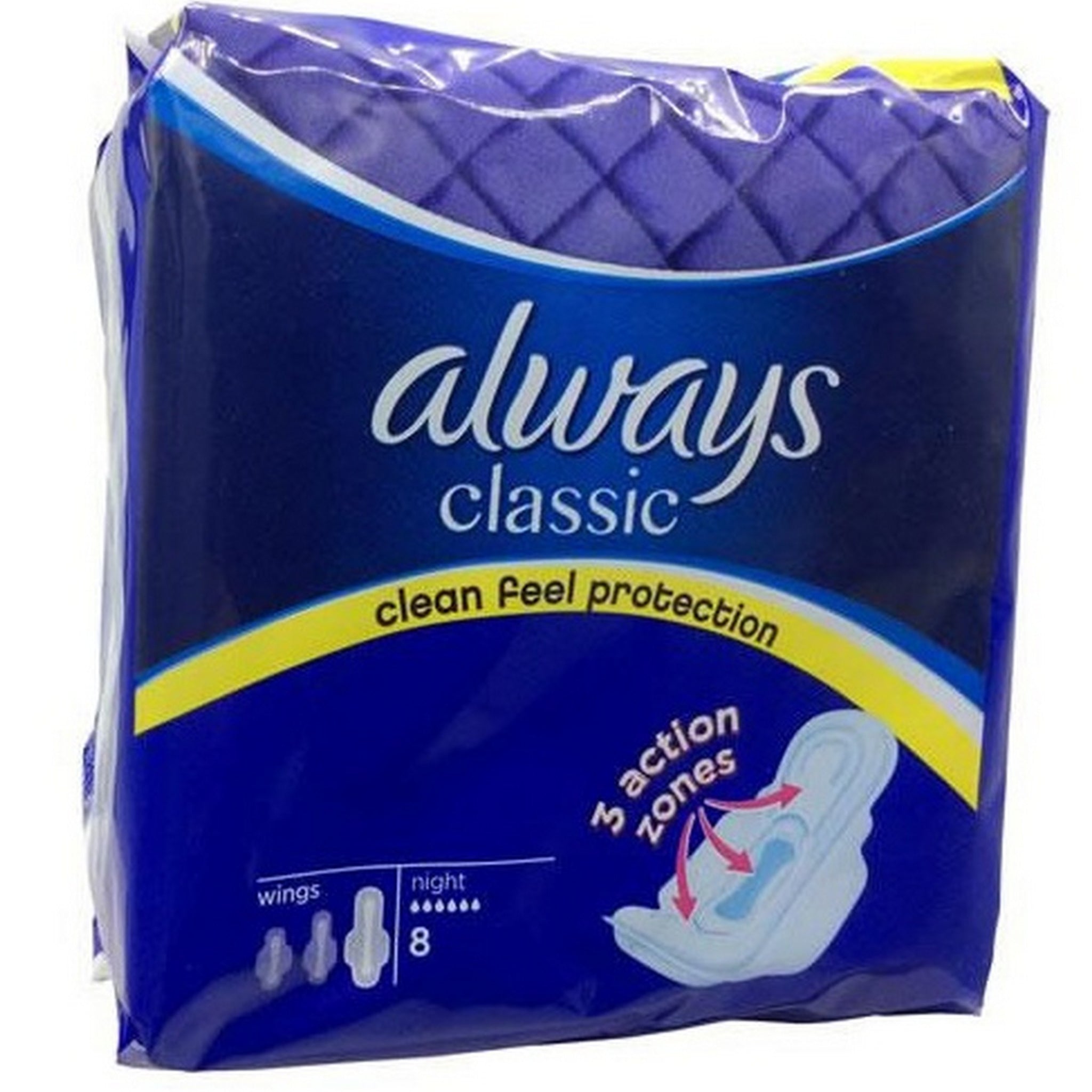 Serviettes hygiéniques Always#3 – 18/Caisse (SKU: PHA-29-3)