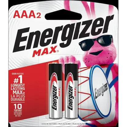 BAT-26: BATTERY ENERGIZER AAA2