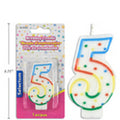 Bougie d’Anniversaire Chiffre 5 (SKU : PAR-09)