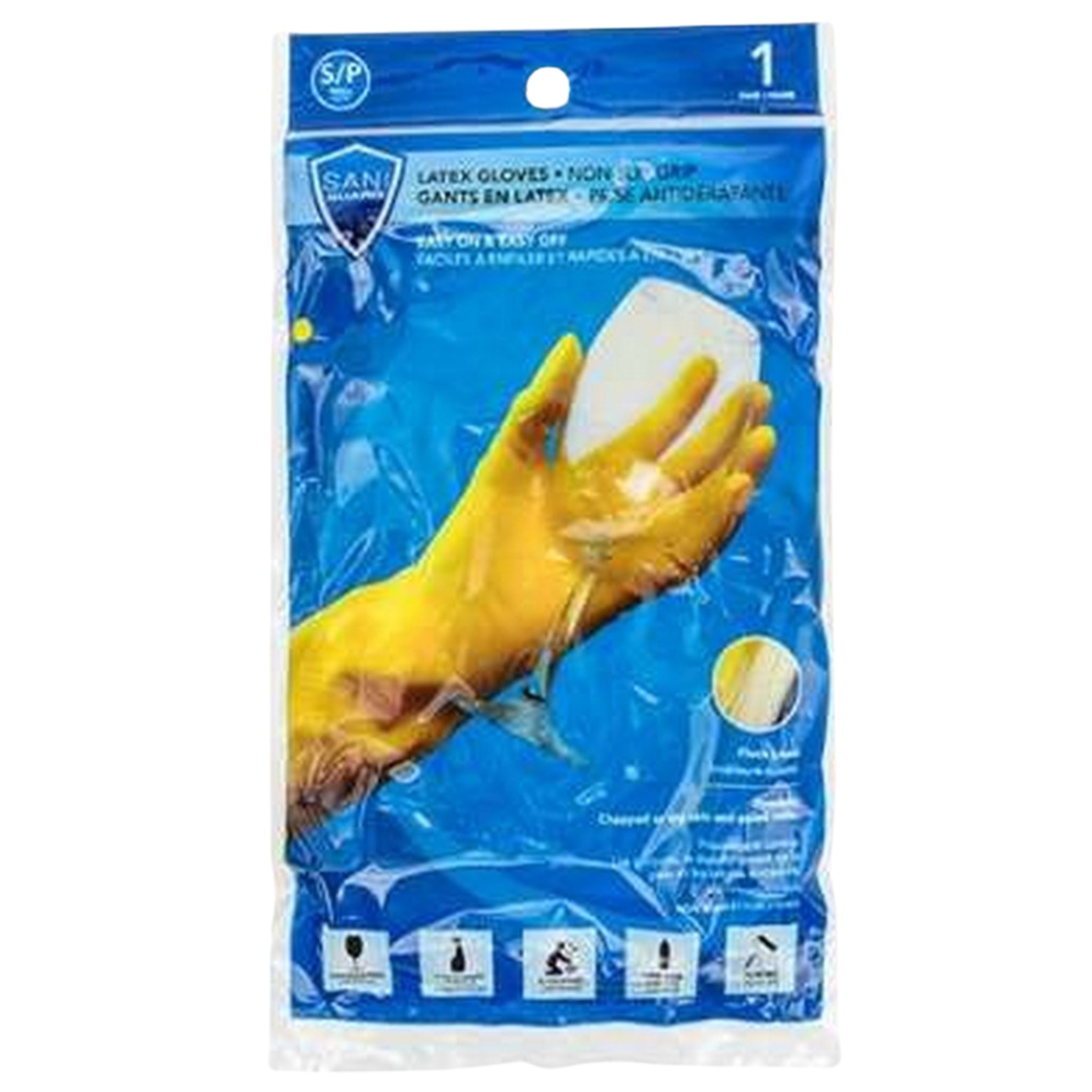 Gants en latex Petit/Small - 24/Caisse (SKU : CLN-01)