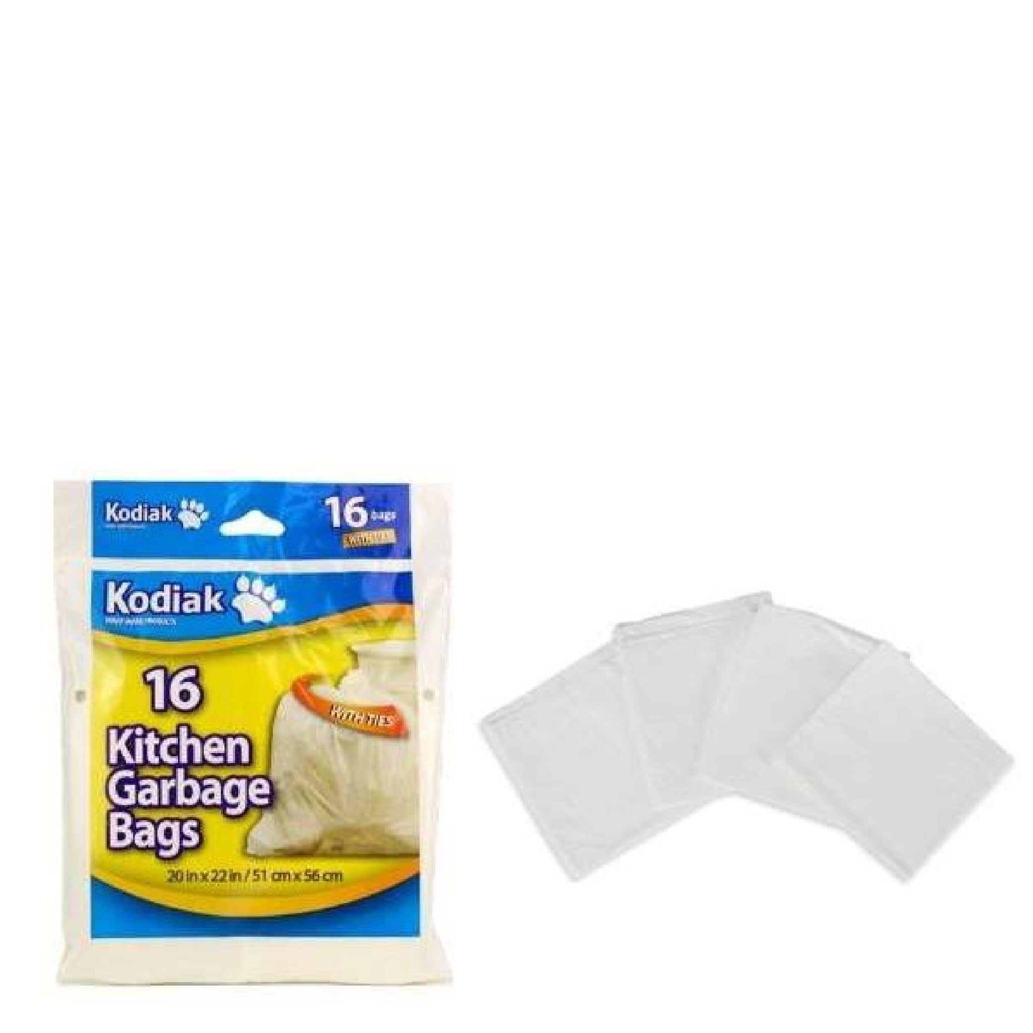 CLN-20: KITCHEN BAGS / SACS DE CUISINE 20X22 (1X16)