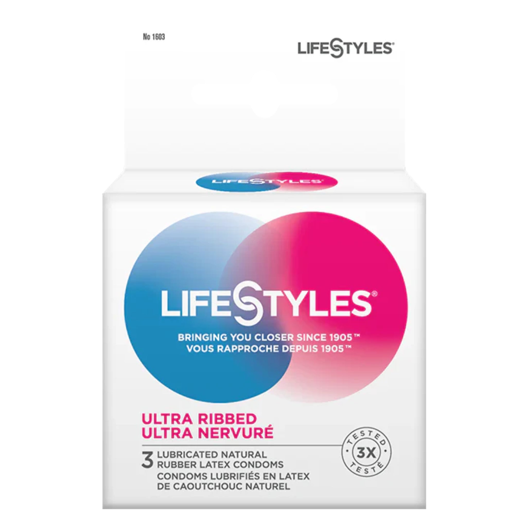 Condom LifeStyles Ultra Sensitive - 6/Caisse (SKU : PHA-09-1)
