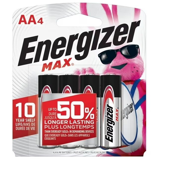 BAT-25: BATTERIE ENERGIZER AA4