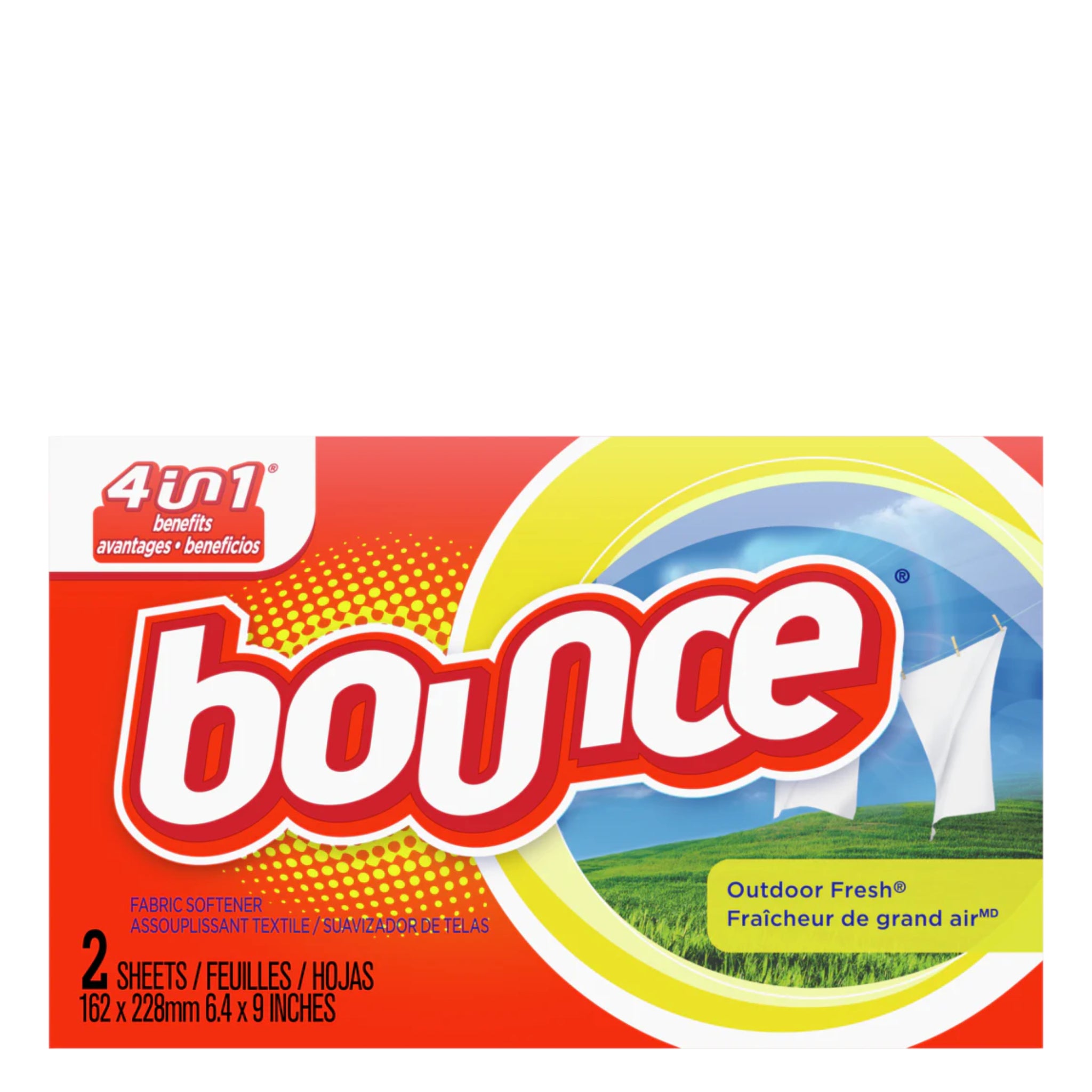 Feuilles Assouplissantes Bounce 2 feuilles - 156/Caisse (SKU : CLN-36-1)