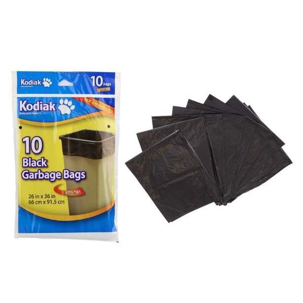 CLN-21: GARBAGE BAGS  / SACS À ORDURES 26X36 (1X10) X 20