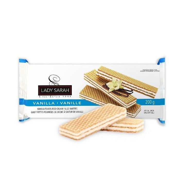 FOD-22: WAFERS CREAM VANILLA / GAUFRETTES VANILLE (200G)