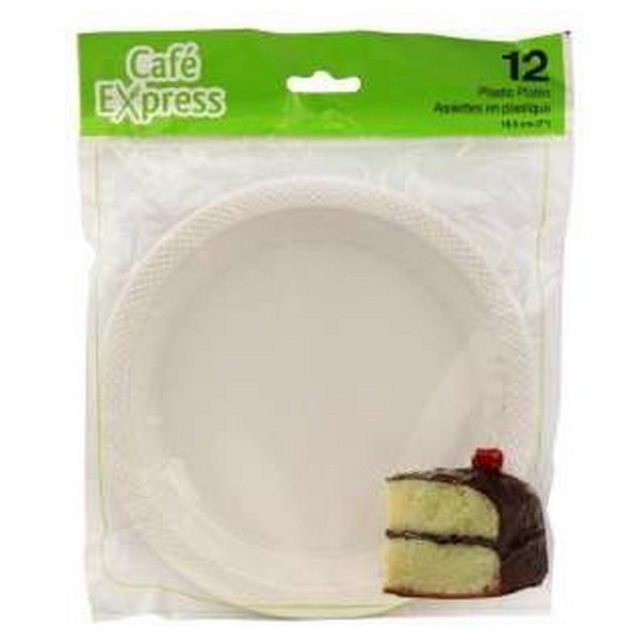 Assiettes en Plastique 7" - 1x12 - 36/Caisse (SKU : KIT-10)