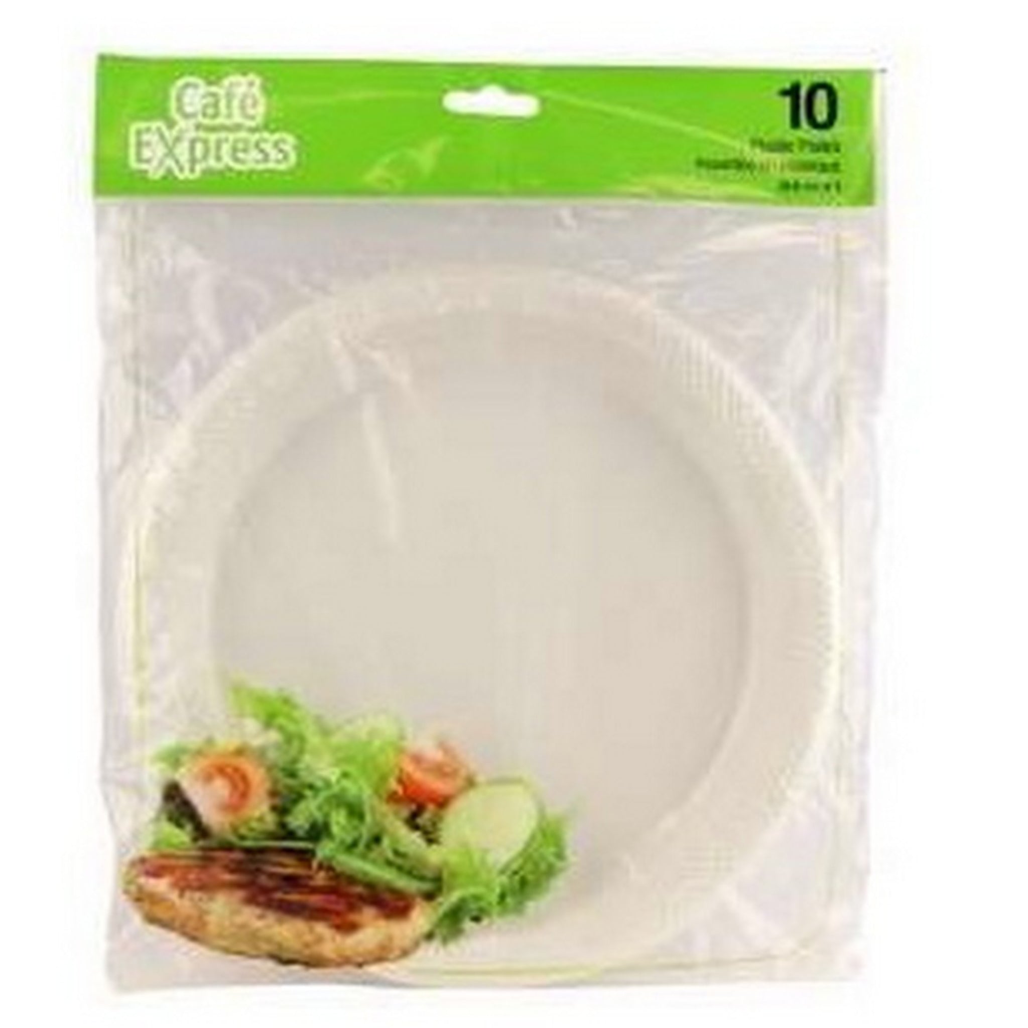 10 Assiettes en plastique 9" - 24/Caisse (SKU : KIT-11)