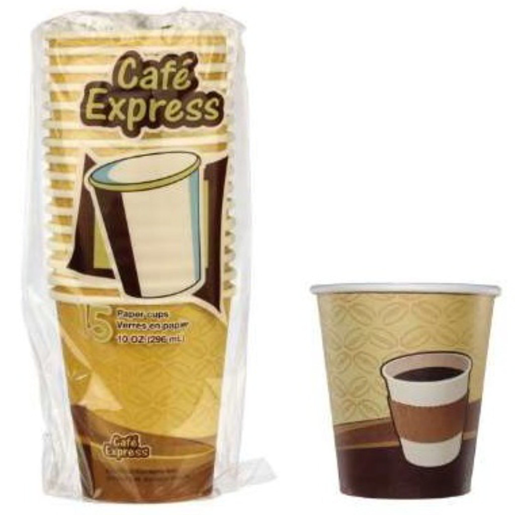15 Gobelets en papier 10 oz - 36/Caisse (SKU : KIT-13 C)