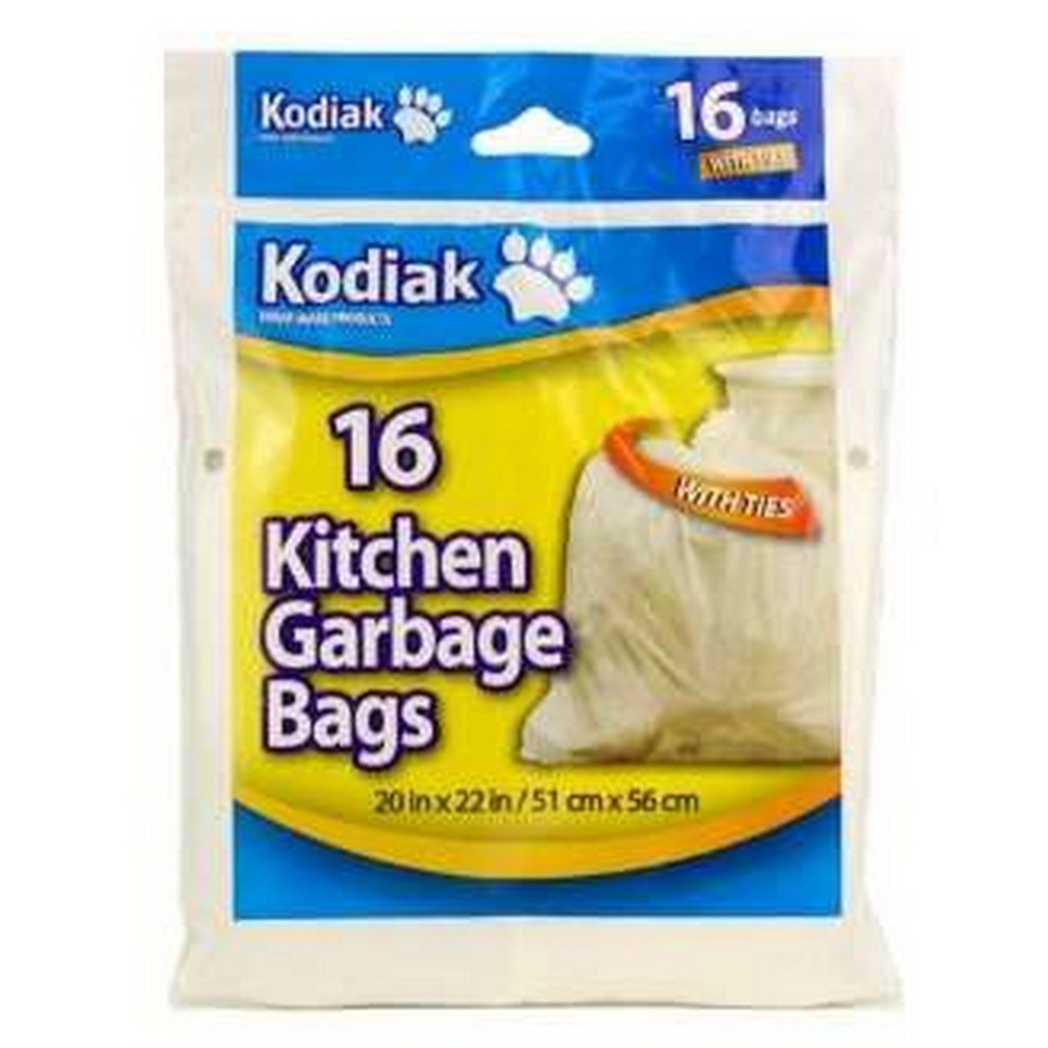16 Sacs de cuisine Kodiak 20x22 -36/Caisse (SKU : CLN-20)