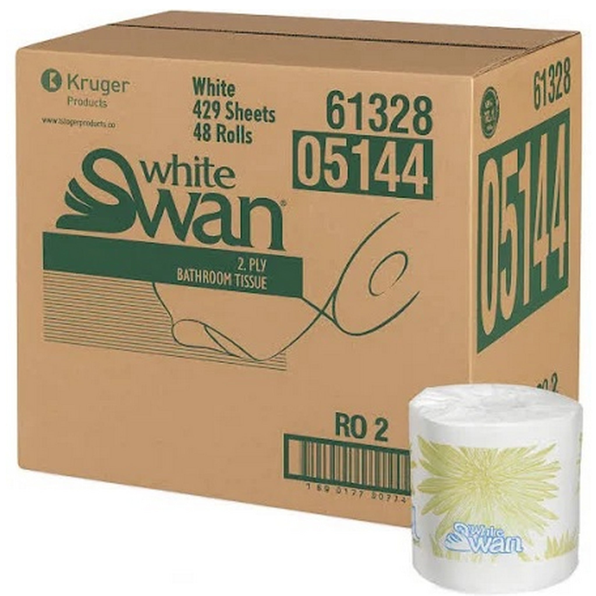 Papier toilette simple rouleau 2 plis - 48/Caisse (SKU : PHA-98)