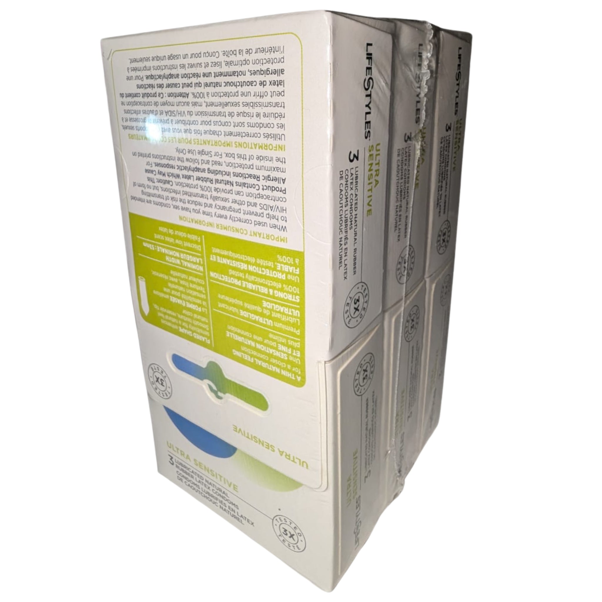 Préservatifs LifeStyles Ultra Sensitive – 6/Caisse  (SKU : PHA-09)