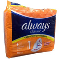Serviettes hygiéniques Always #1 - 8 unités - 18/Caisse (SKU : PHA-29-1)