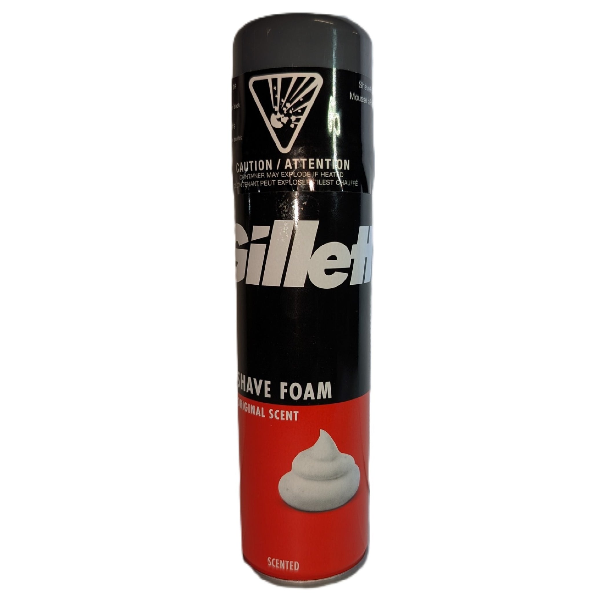 Mousse à raser Gillette régulière 311g - 6/Caisse (SKU : PHA-94)