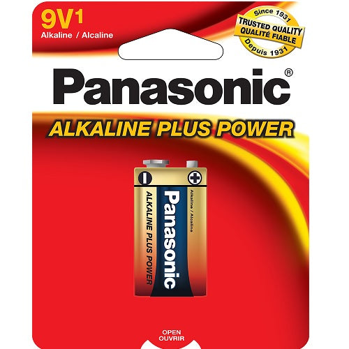 BAT-12: PANASONIC BATTERIES 9V1 / PILES PANASONIC 9V1