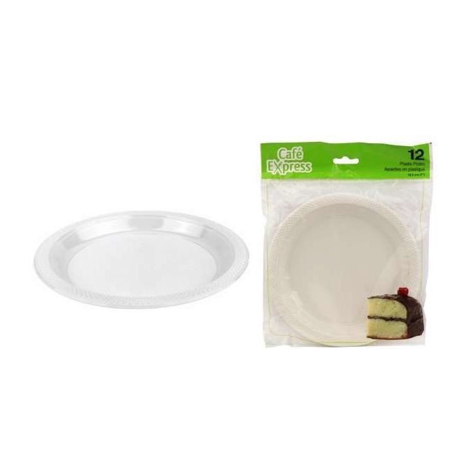 KIT-10: PLASTIC PLATE / ASSIETTES EN PLASTIQUE 7" (1X12)