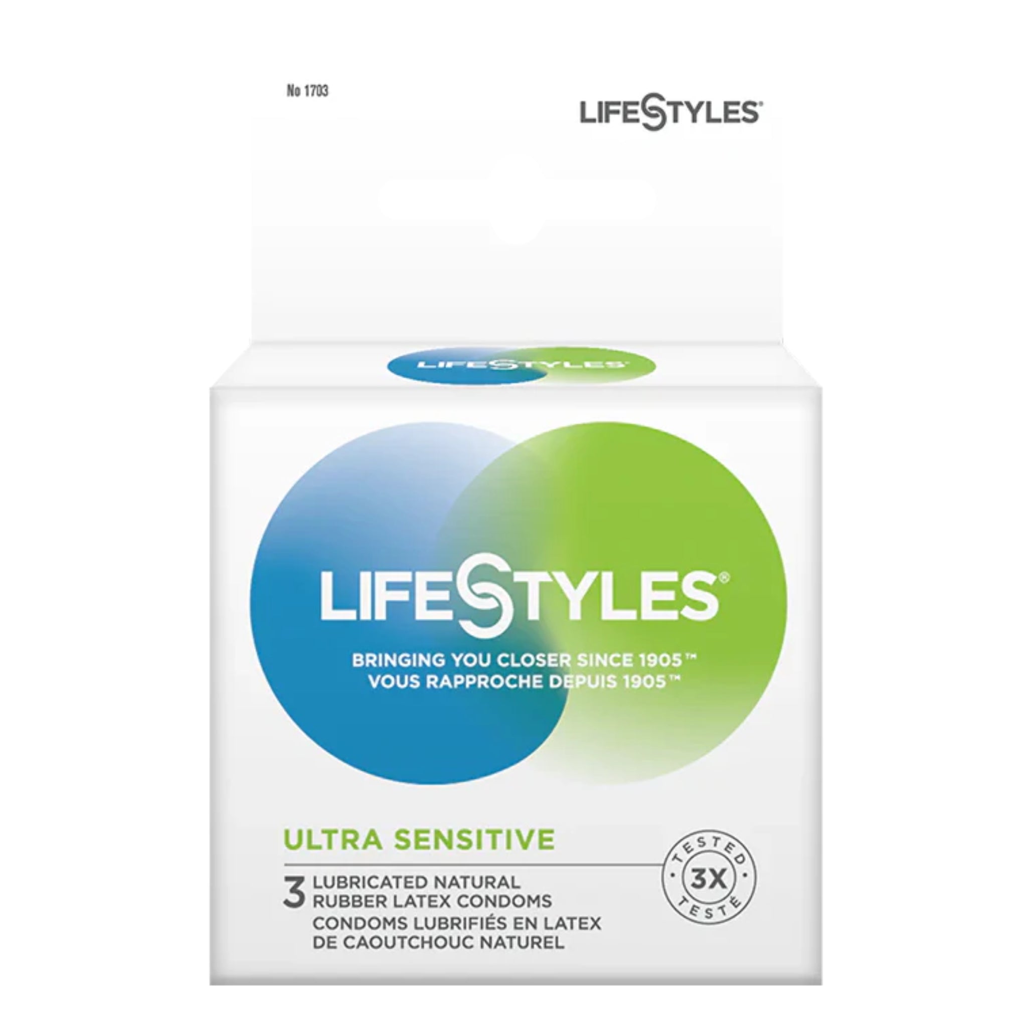 Préservatifs LifeStyles Ultra Sensitive – 6/Caisse  (SKU : PHA-09)