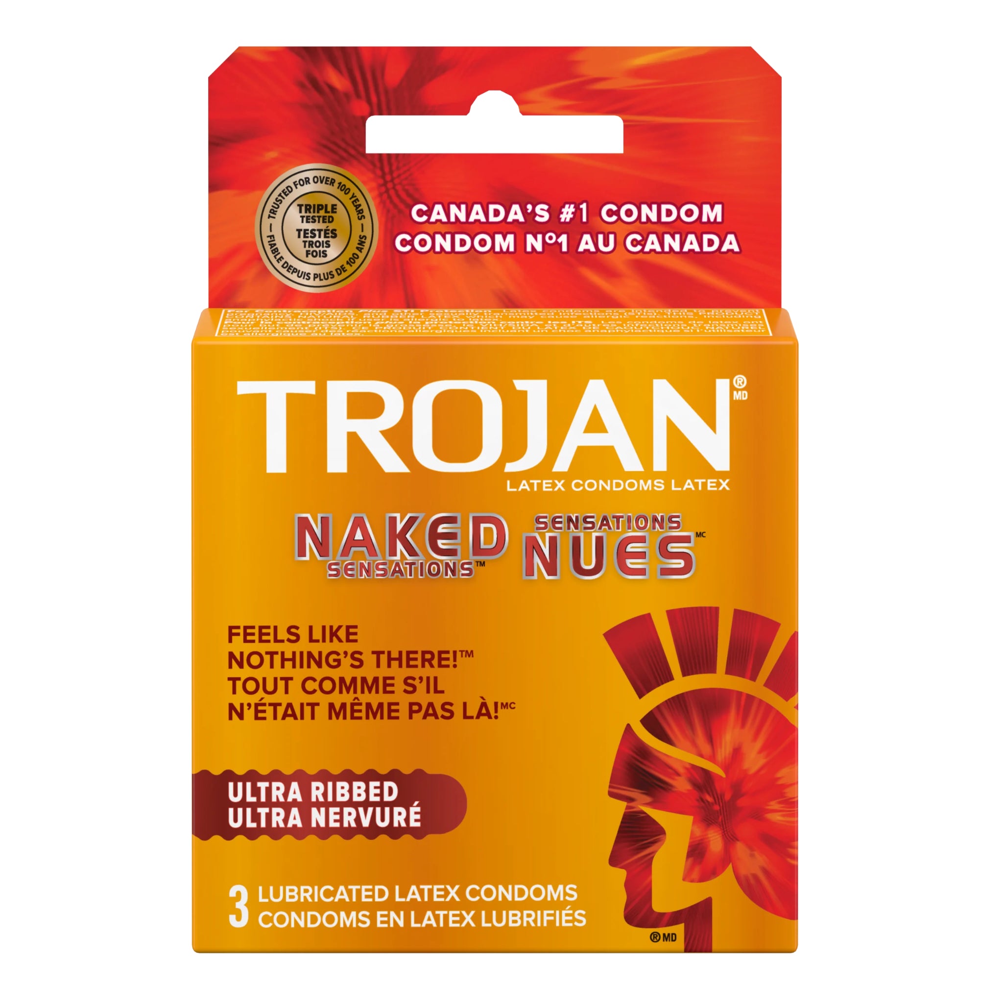 Préservatifs Trojan Naked Sensations – 6/Caisse (SKU : PHA-103)