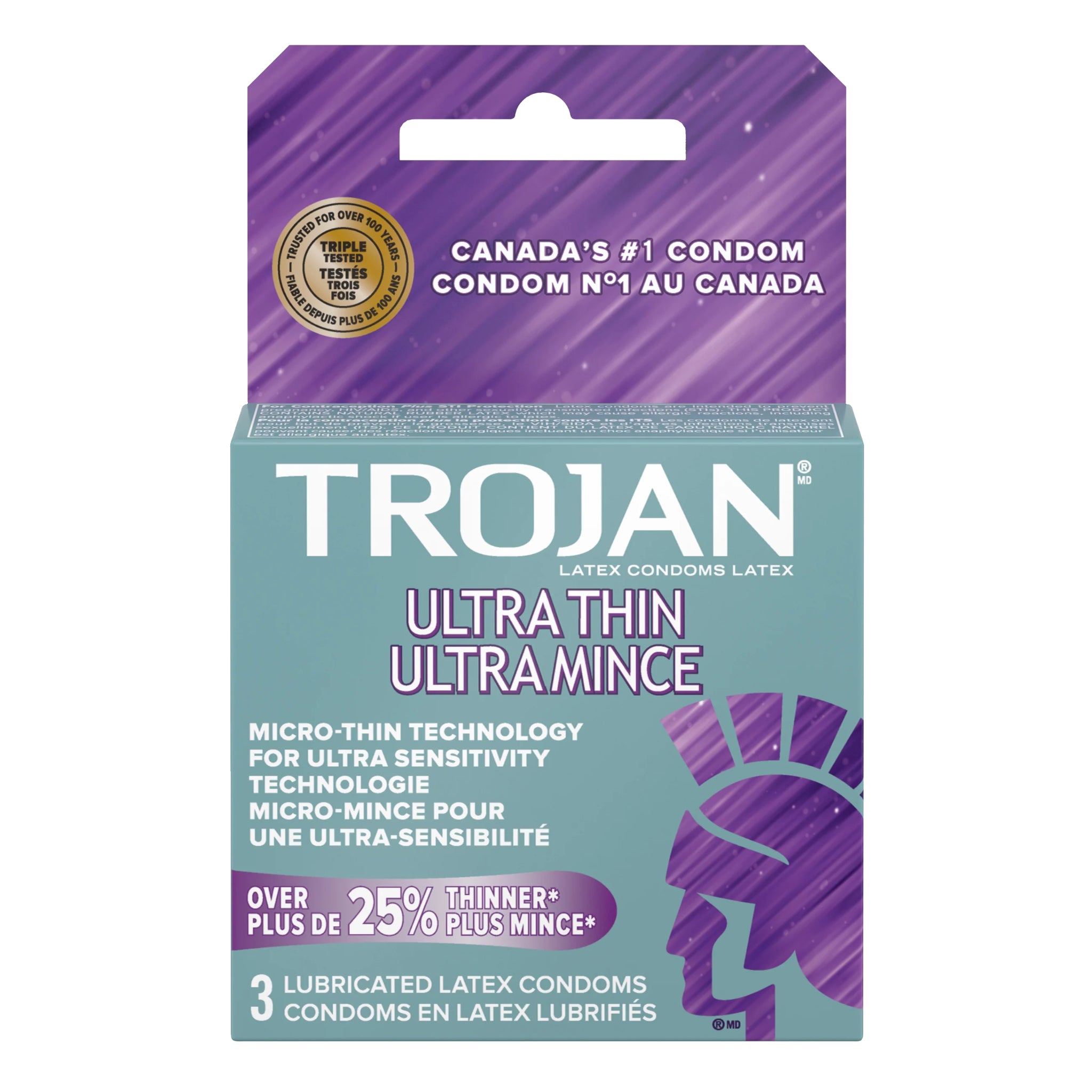 Préservatifs Trojan Ultra Thin – 6/Caisse (SKU: PHA-102)