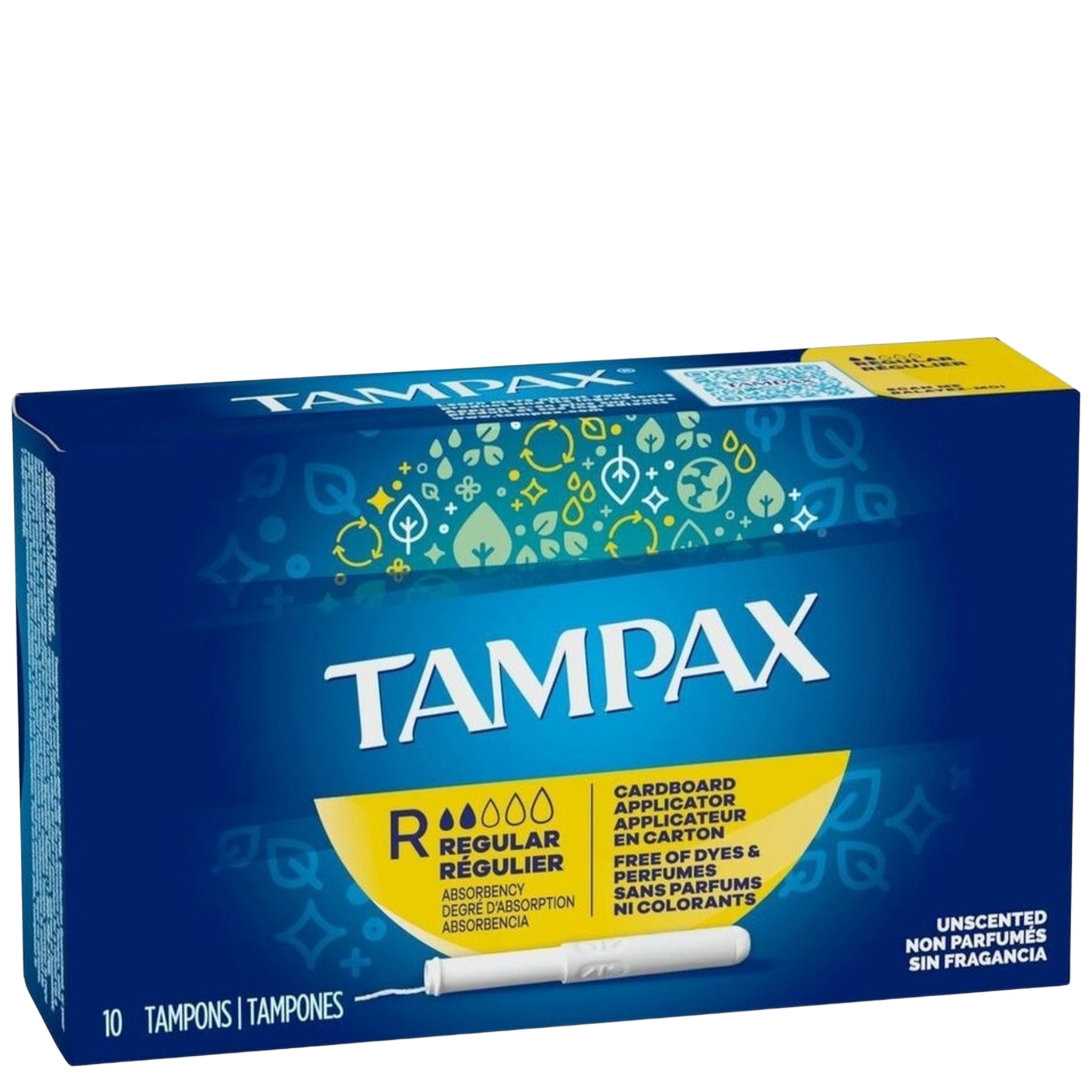 Tampax Régulier 1x10 - 12/Caisse (SKU : PHA-72)