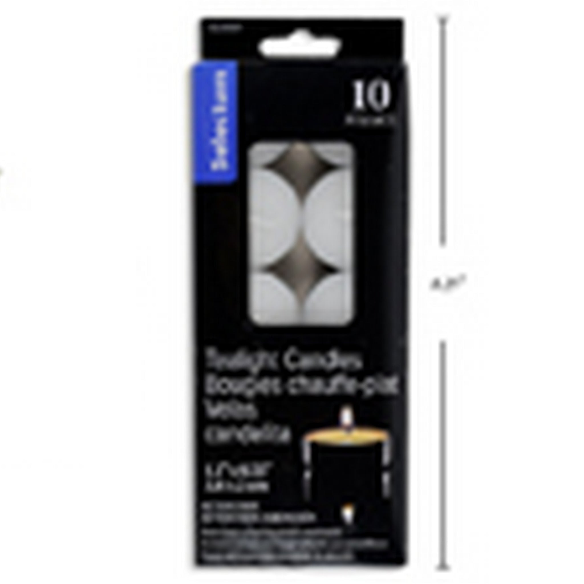 Bougies Chauffe-Plat - 10/Paquet – (SKU: PAR-19)