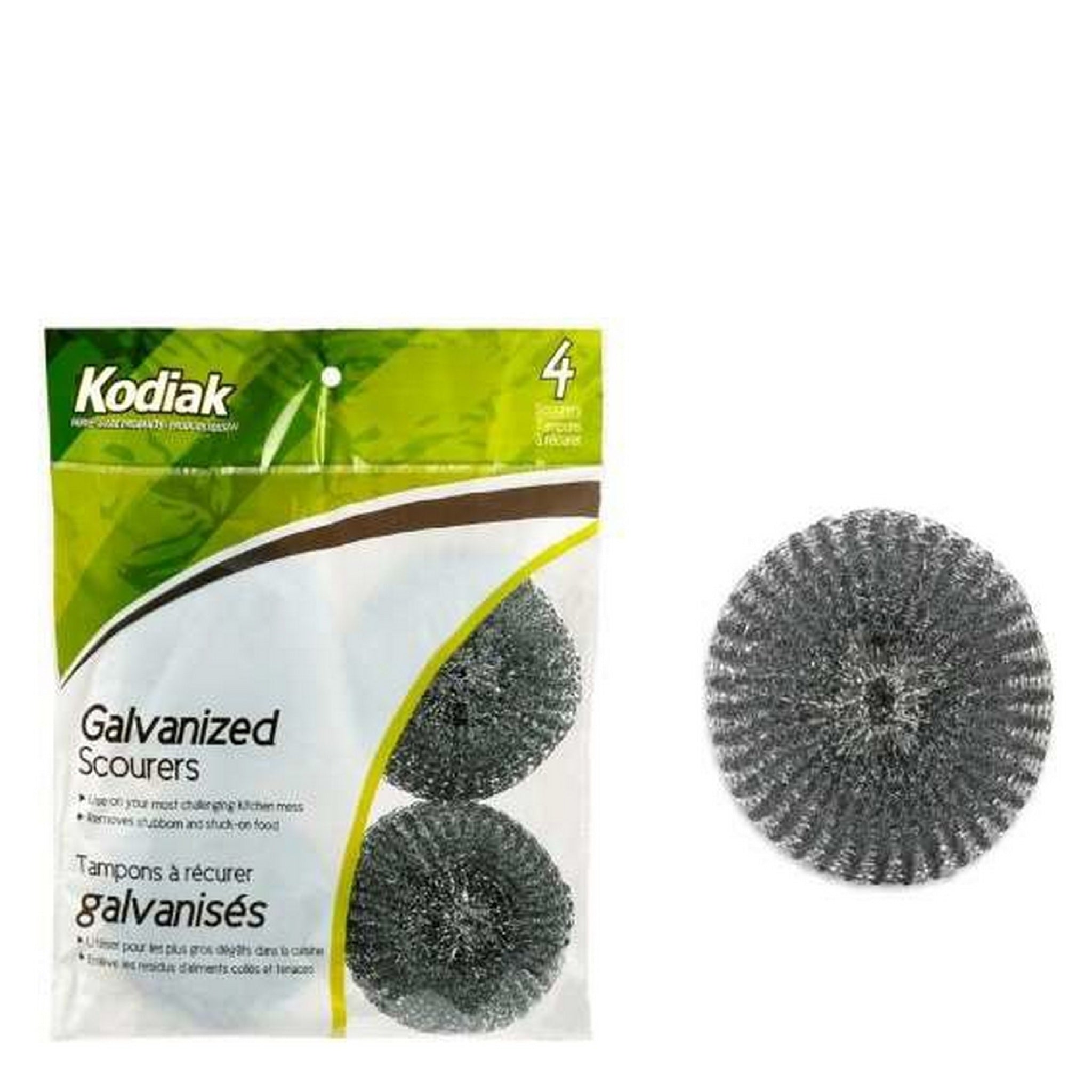 CLN-17: GALVANIZED SCOURETS / TAMPONS À RÉCURER GALVANISÉS (1X4)
