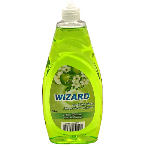 CLN-69: LIQUIDE VAISSELLE WIZARD POMME (709G)